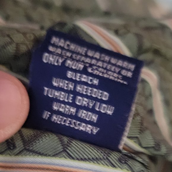 RARE Robert Graham Button Down Floral Embroidery Long Sleeve Dress Shirt 2XL XXL - Picture 10 of 16